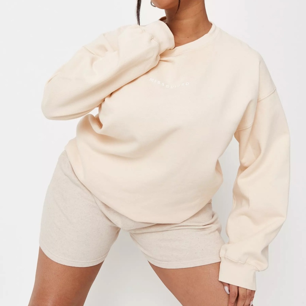 PLUS size Missguided oversized sweatshirt